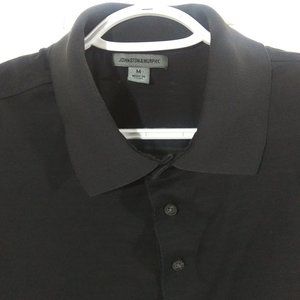 JOHNSTON & MURPHY black polo shirt M